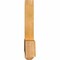 Ekena Millwork Eugene Rough Sawn Timber Gable Bracket, Western Red Cedar, 72"W x 24"H x 4"D x 6"F, 8/12 Pitch GBW072X24X0406EUG00RWR - alternate 3